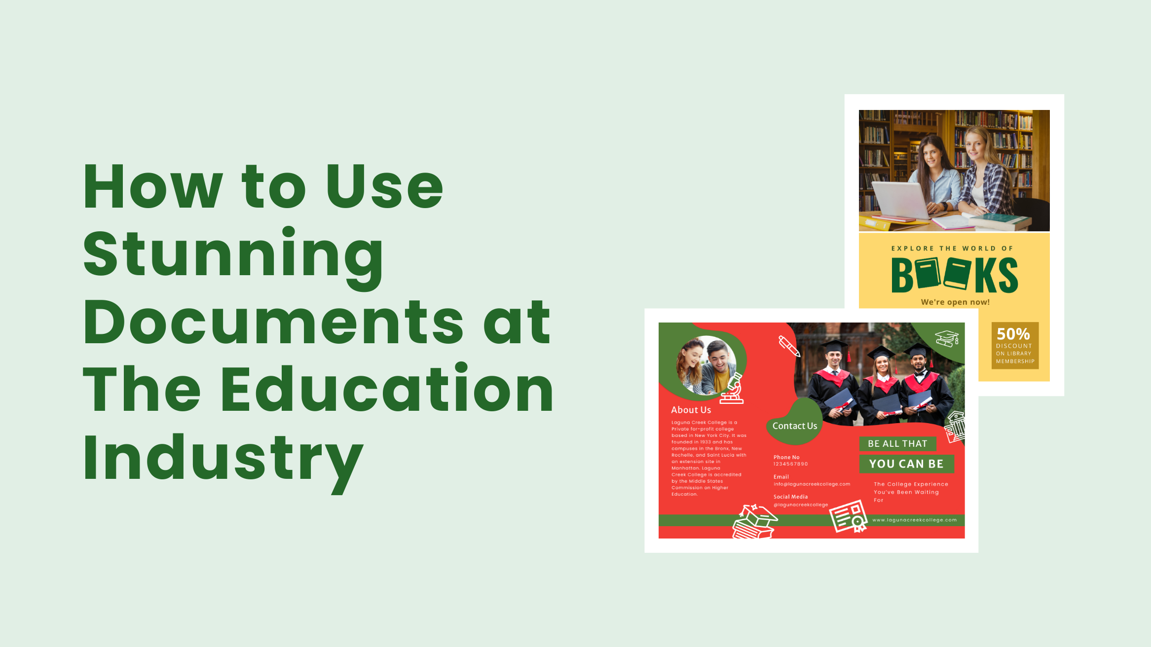 How to Use Stunning Documents at The Education Industry