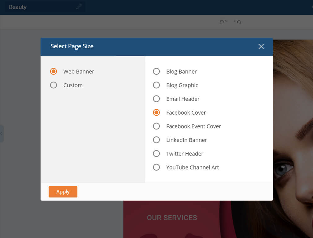 Select Page size with DocHipo