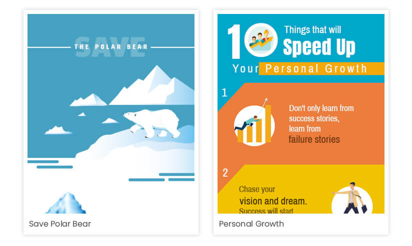 Infographics for great Social media presence
