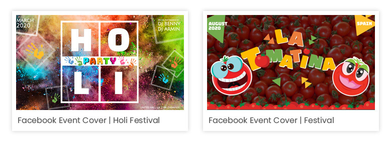 Facebook event covers