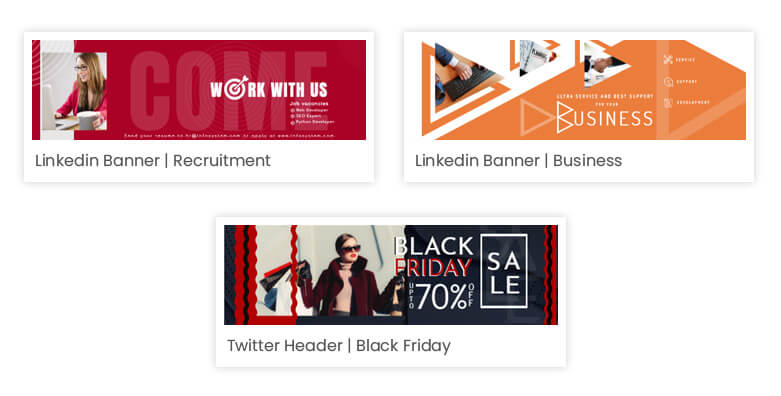 social banner