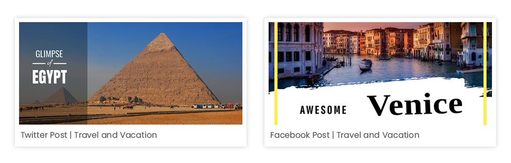 Travel/ tourism business social banner