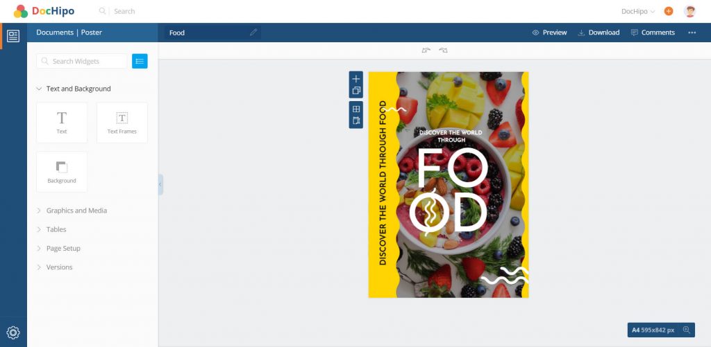 Creating Design document on DocHipo