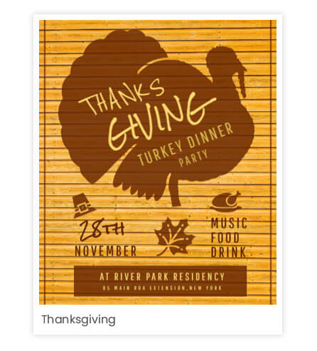 Thanksgiving posters