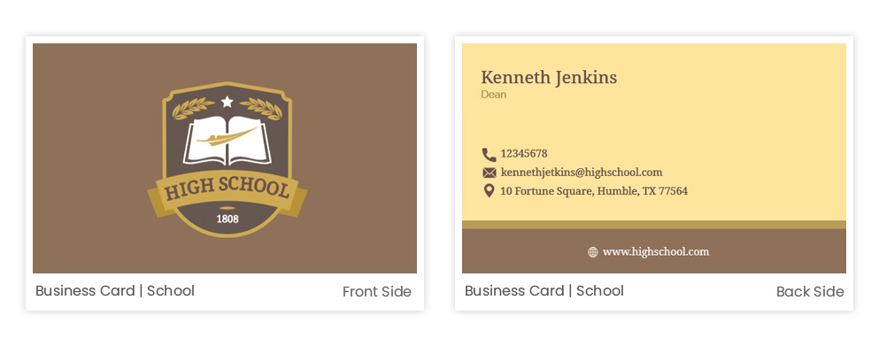 Business card templates
