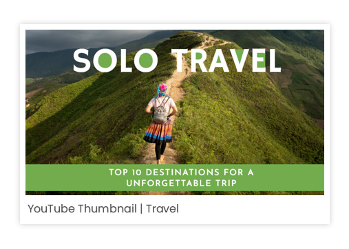 Graphic design of Youtube thumbnail