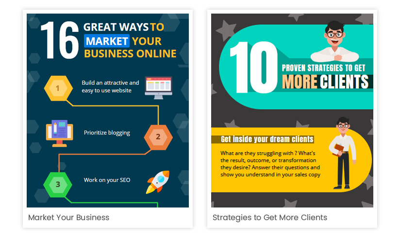 Blog Infographics templates