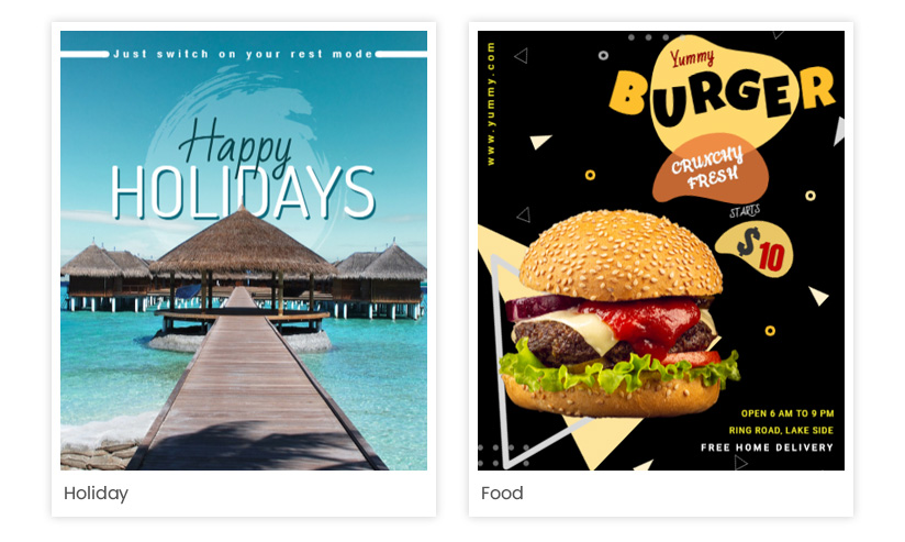 posters with social media trends