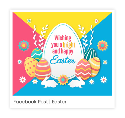 Facebook post for Easter