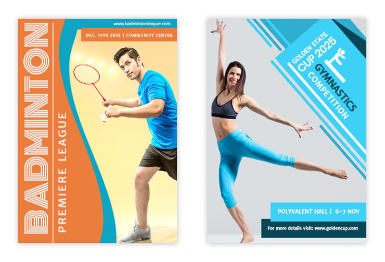 Health and fitness posters