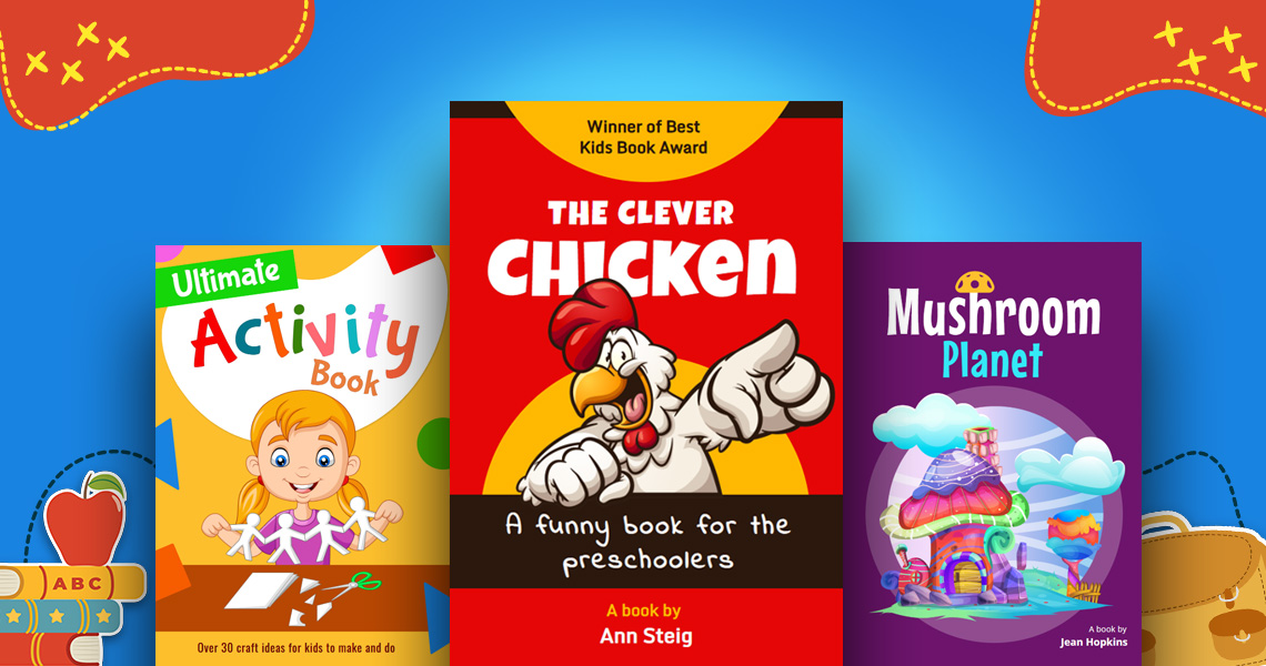 How to design children's book cover banner