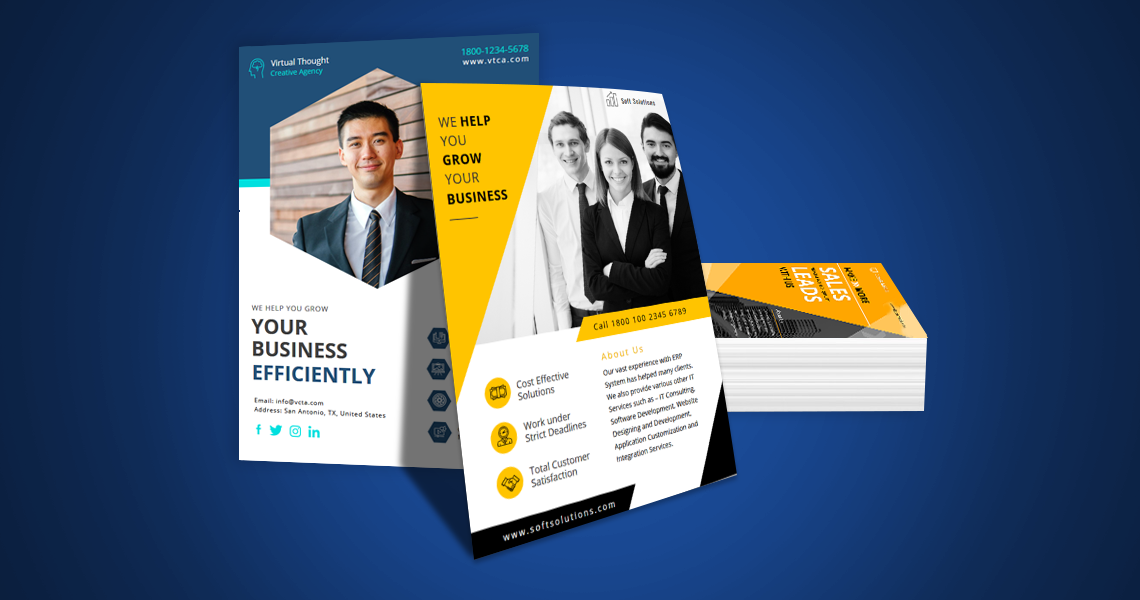 Awesome corporate flyers design