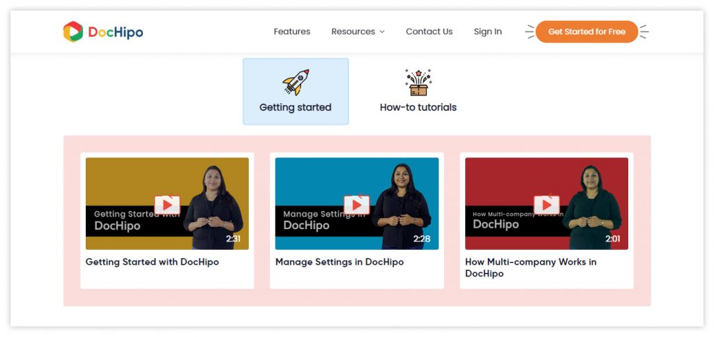 DocHipo Tutorials for New Users