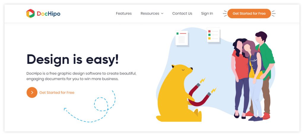 Landing Page DocHipo (Templates for Travel Business)