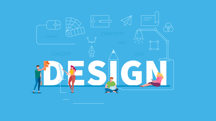 Typography Logo and Language