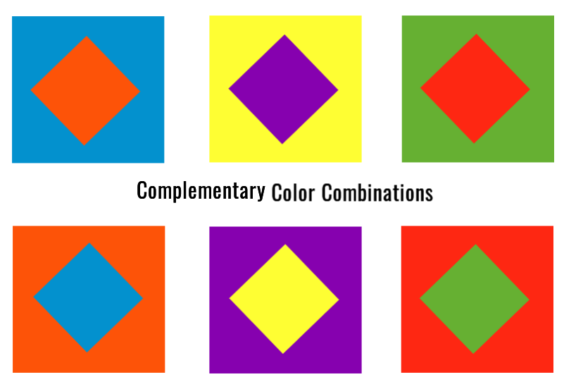 Complementary Color Combinations for background.