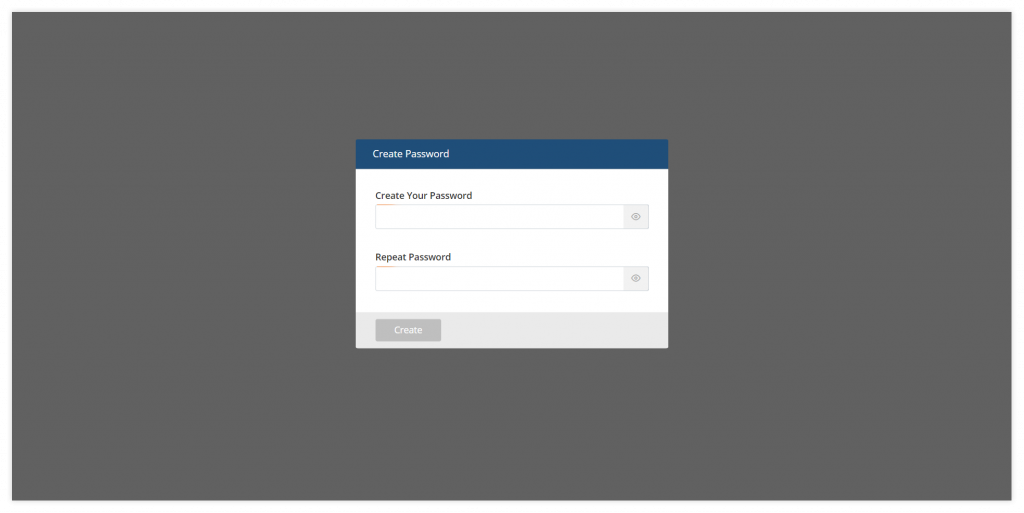 New UI design: Invited user joining (Before)