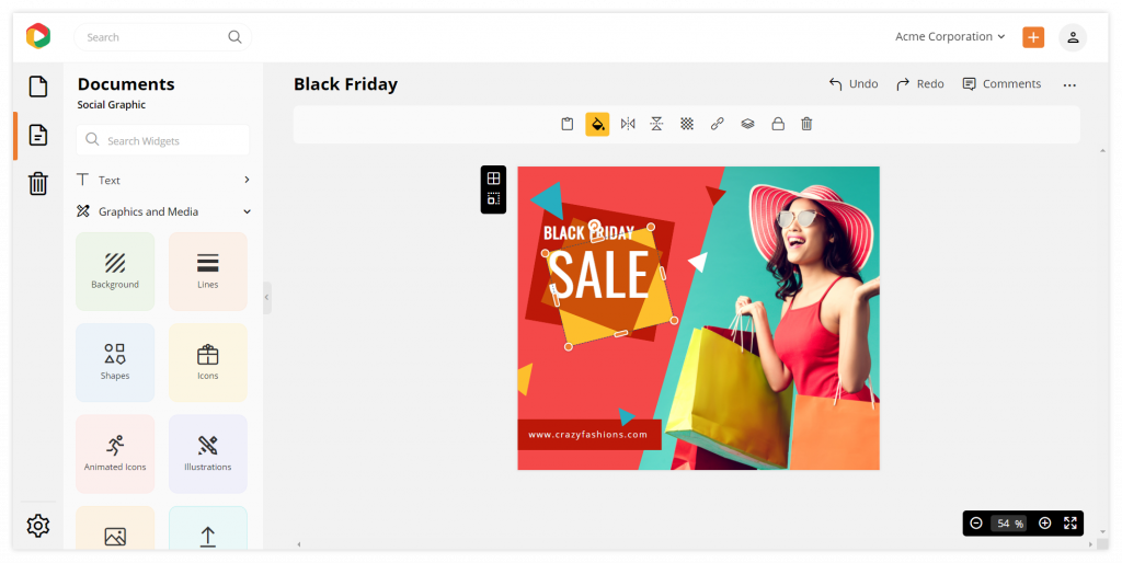 New UI design: Contextual editing options (After).