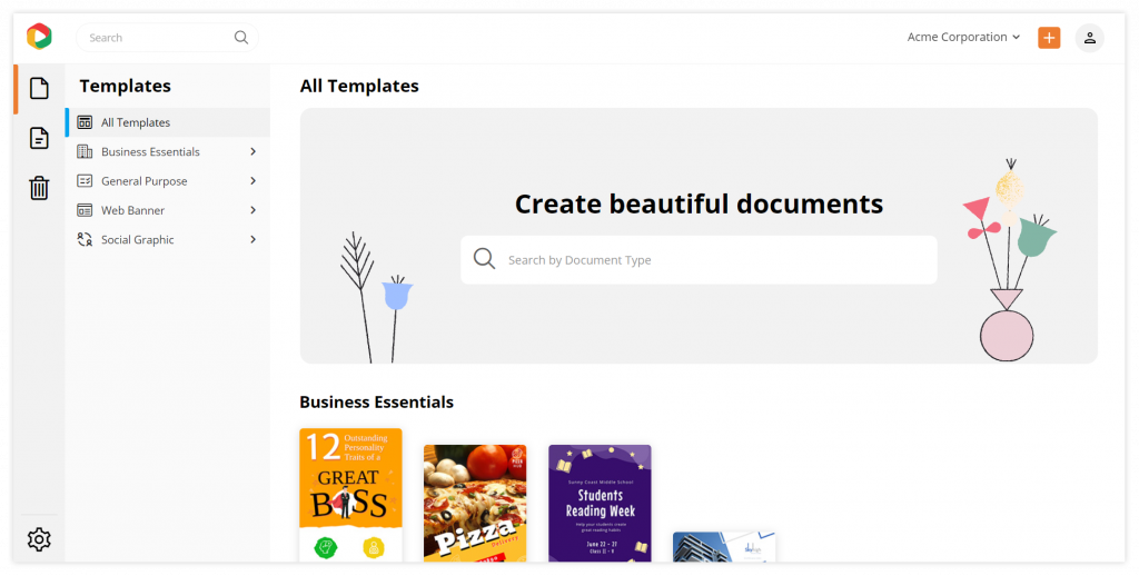 New UI design: Landing Page (After)