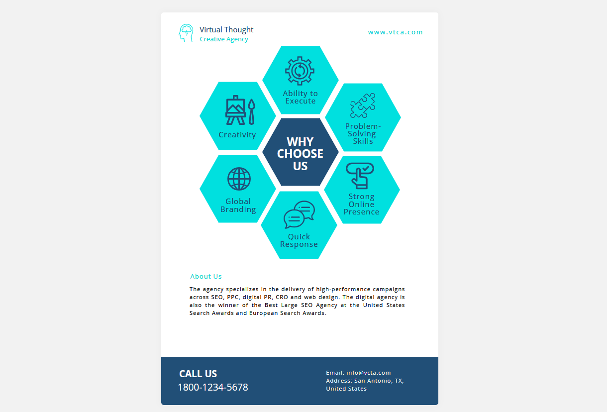 Layout on the flyer design.