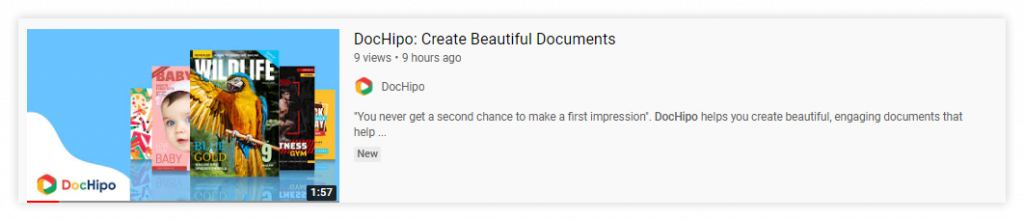 YouTube video Title
