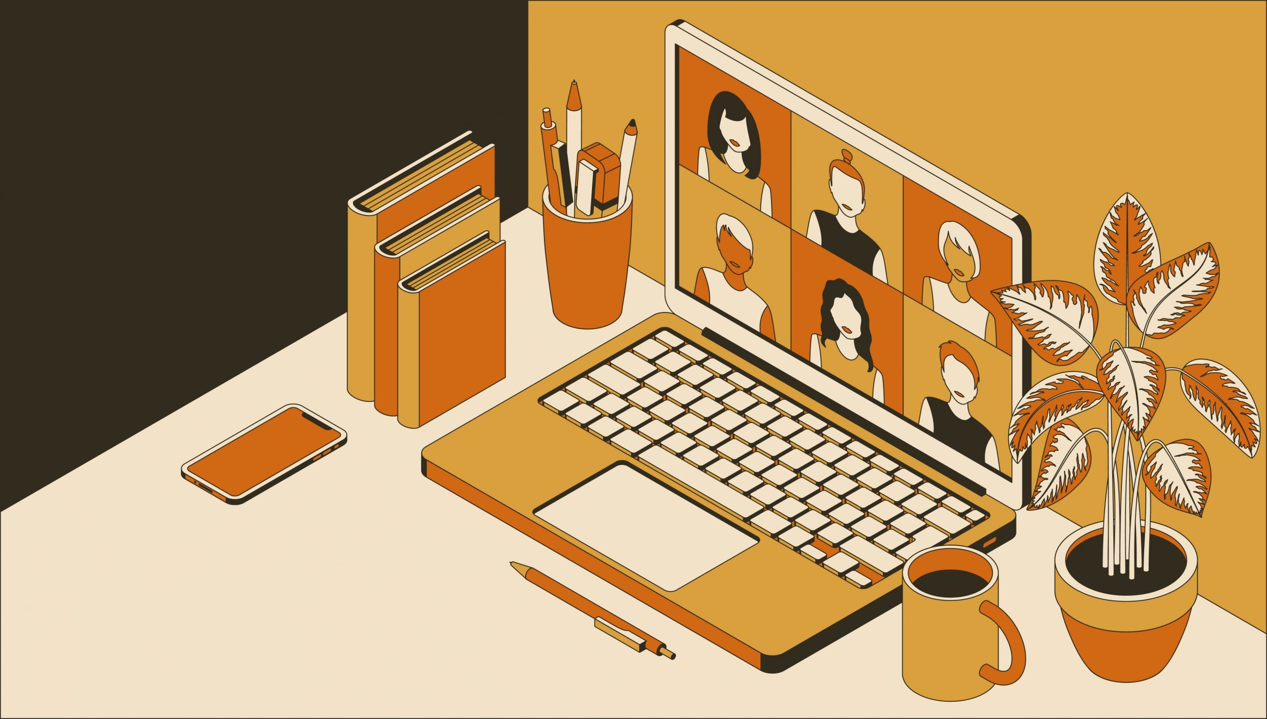 Presentation creation for a webinar