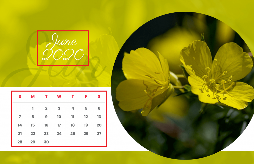 Fonts on a calendar