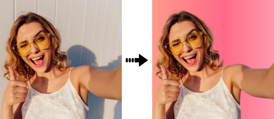 Remove background for your selfies