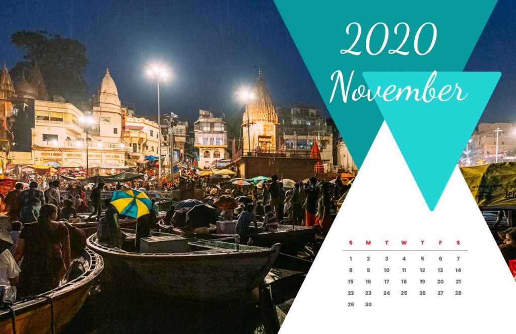 Travel Calendar 2020