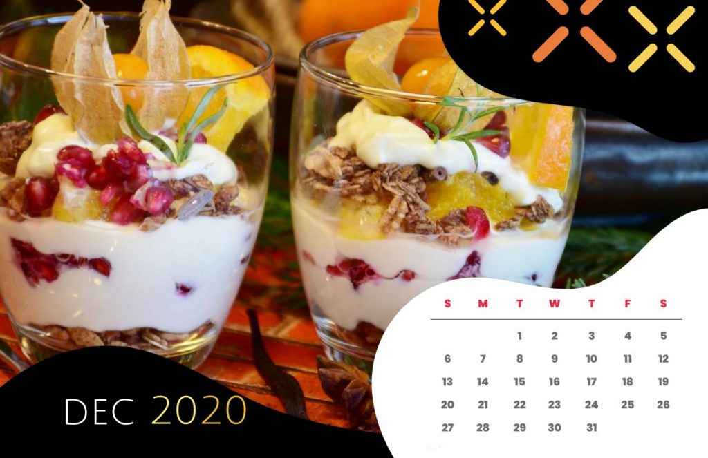 Food Calendar 2020
