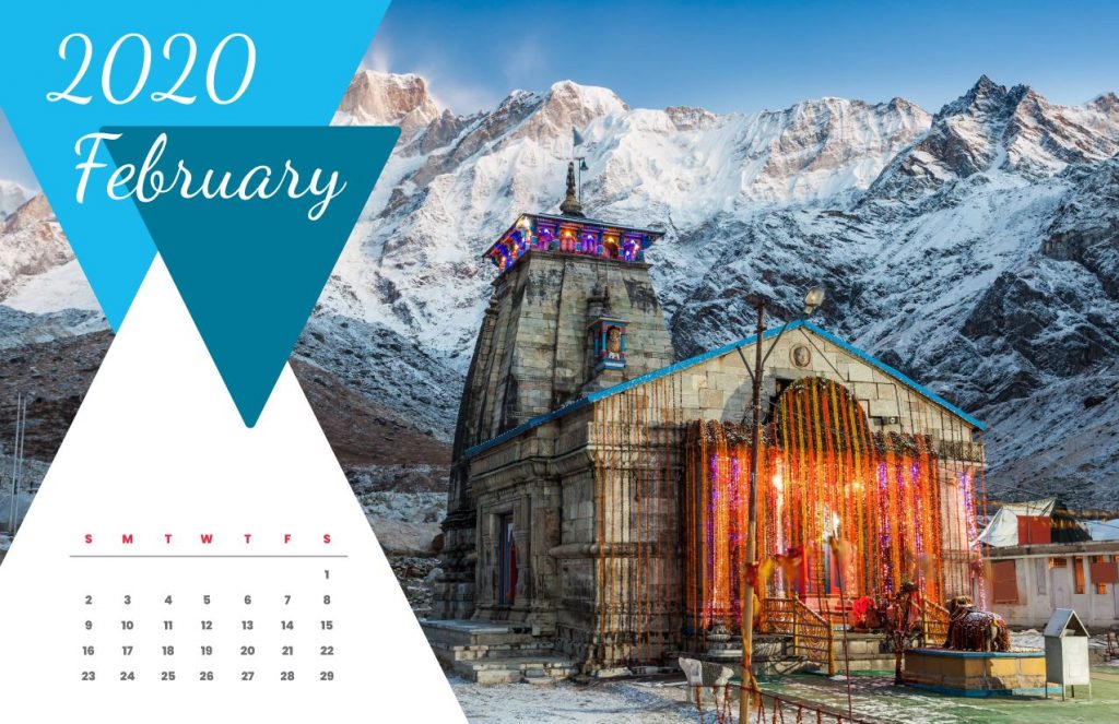 Travel Calendar 2020