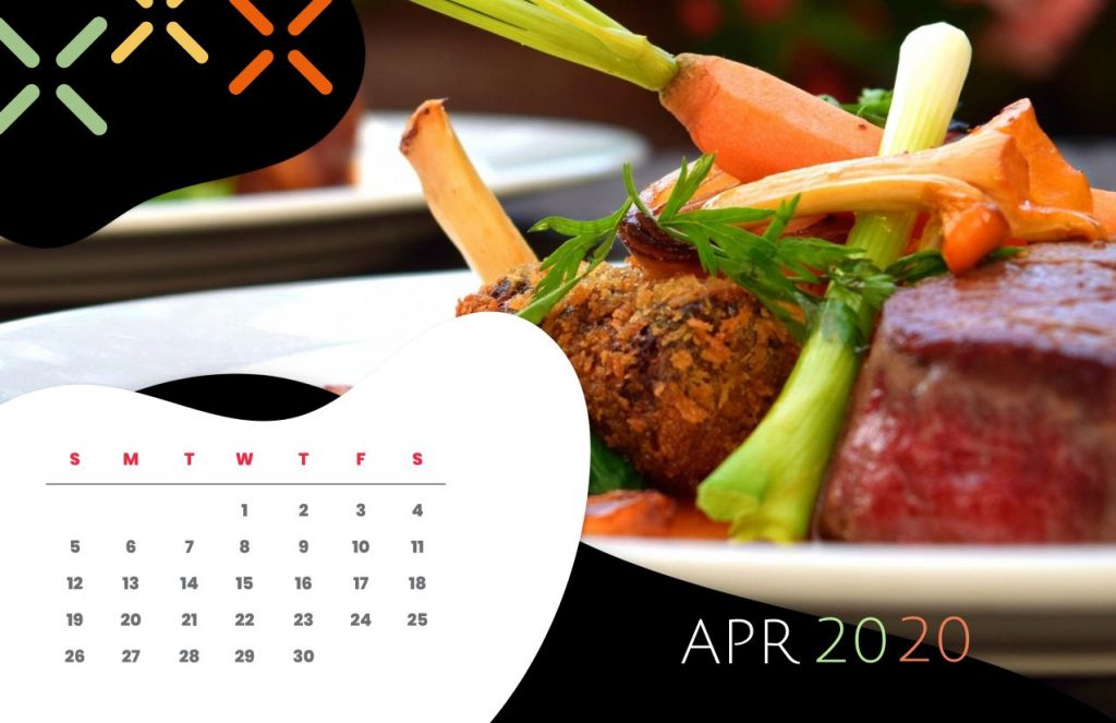 Food Calendar 2020