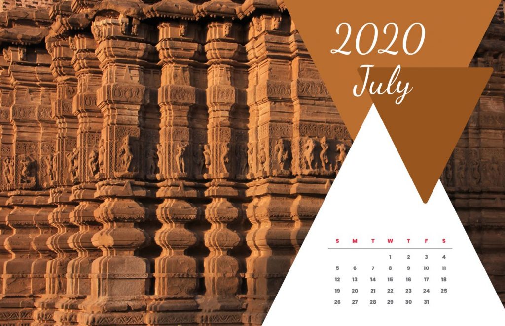 Travel Calendar 2020