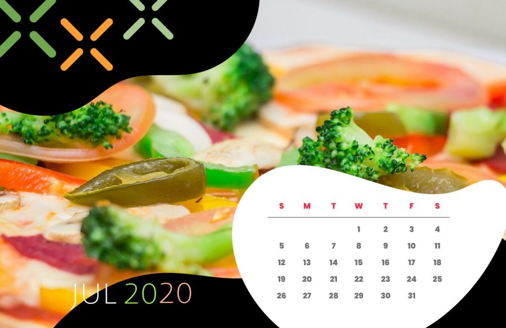 Food Calendar 2020