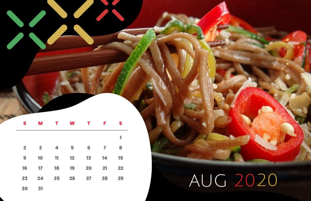 Food Calendar 2020