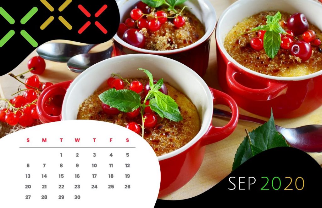 Food Calendar 2020