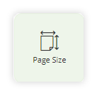 Setting the page size of your design document