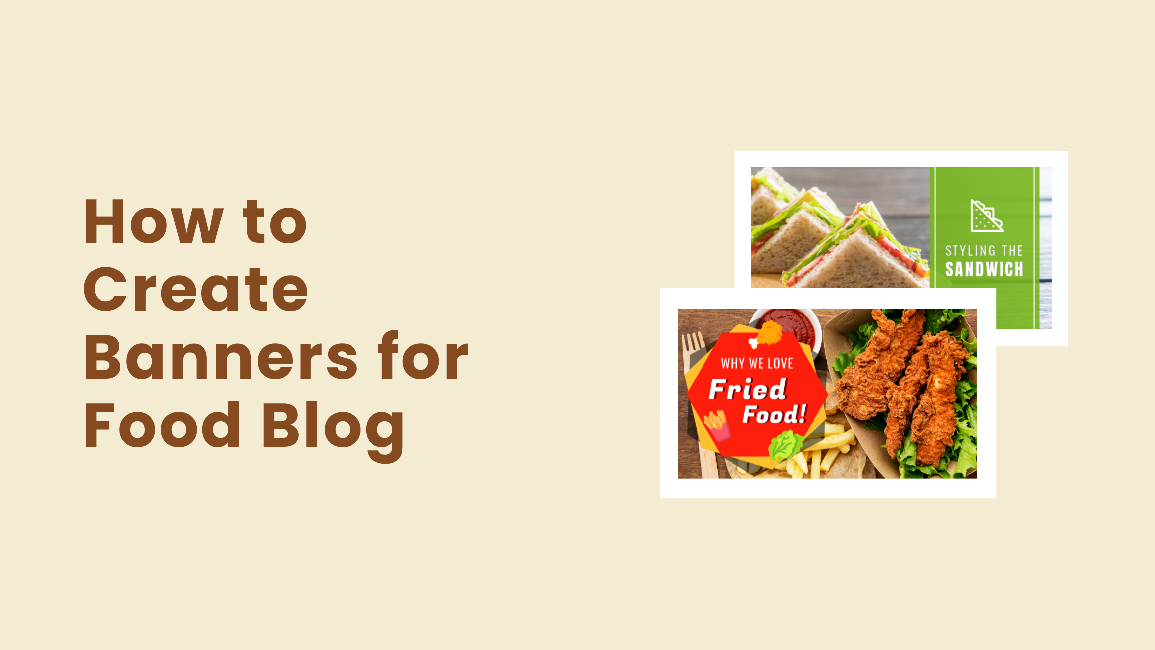 How to Create Banners for Your Food Blog