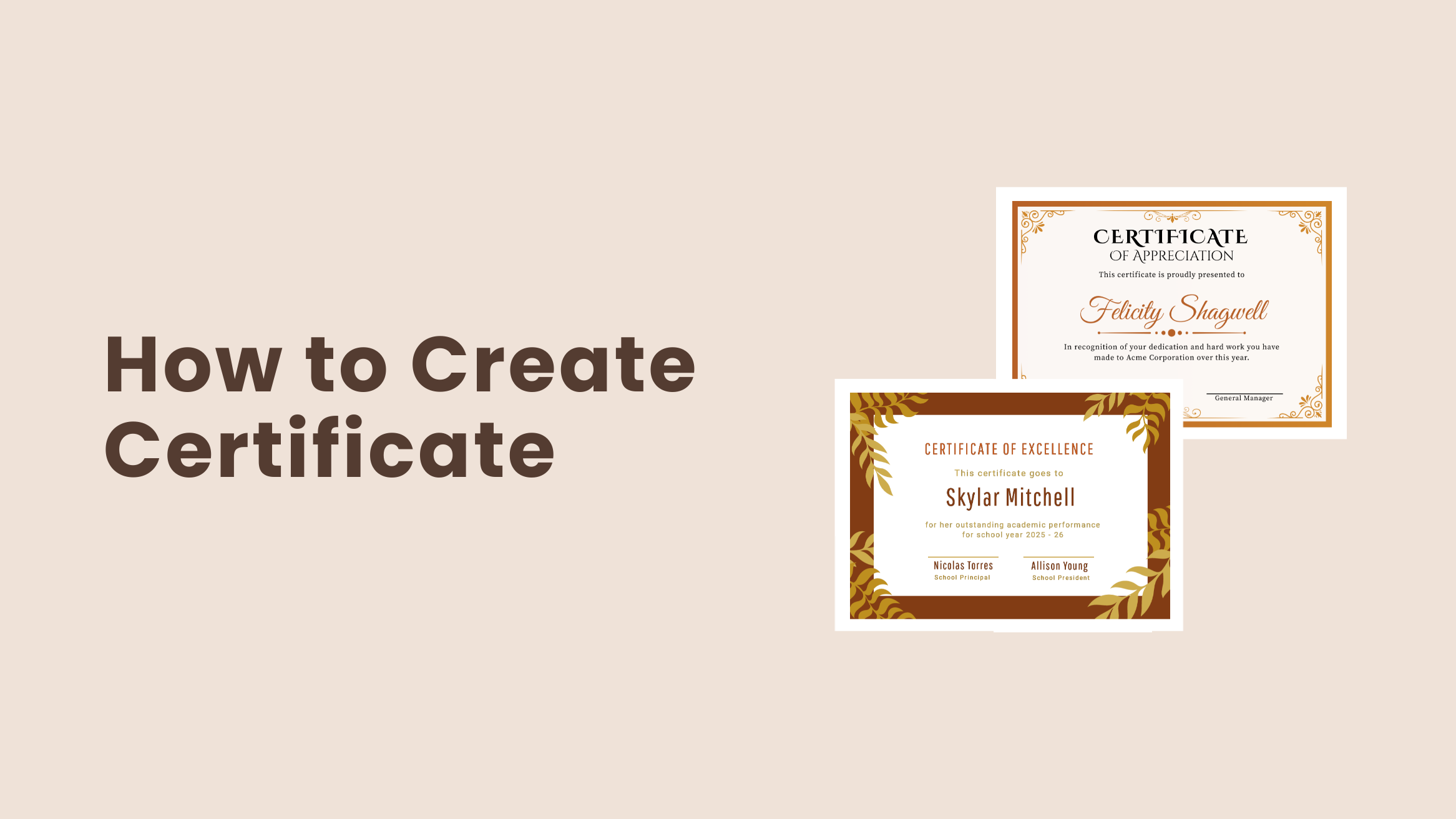 How to Create Certificate