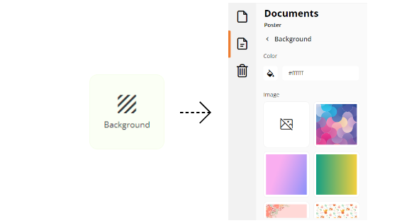 Adding background to your design