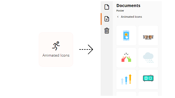 Adding animated icons to your design