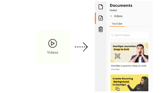 Adding videos to your design