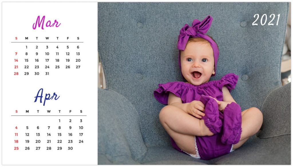 Personalized Calendar: Kids