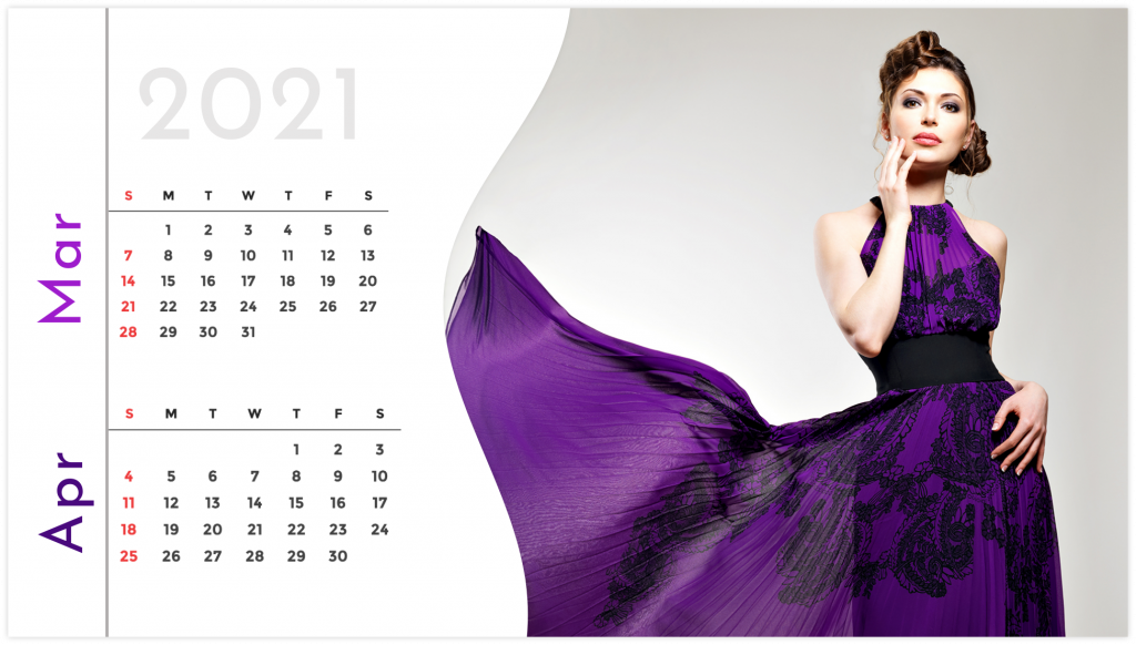 Personalized Calendar: Fashion