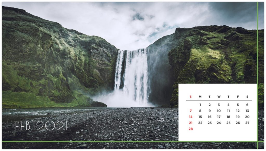 Personalized Calendar: Nature