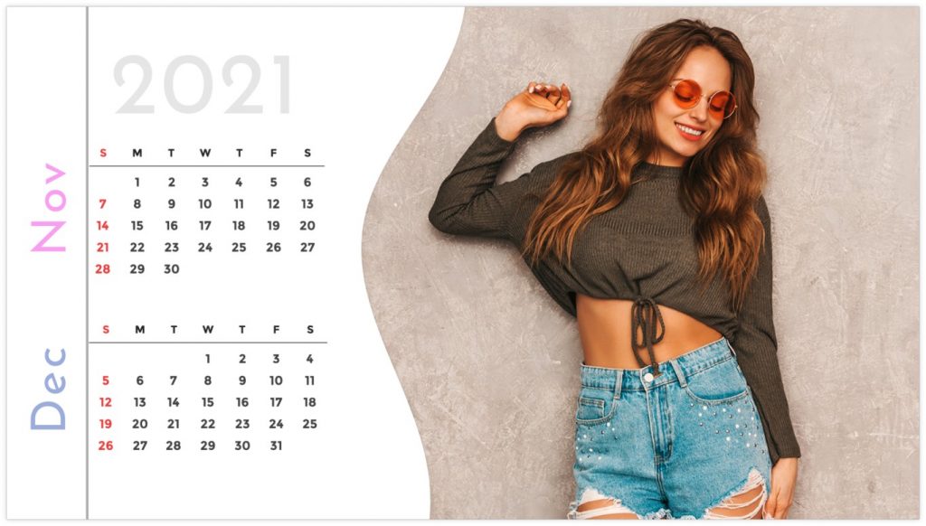 Personalized Calendar: Fashion