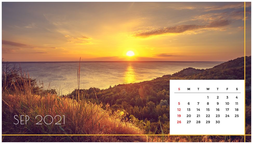 Personalized Calendar: Nature