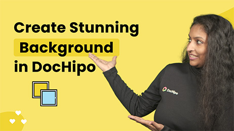 How to Create Stunning Background in DocHipo