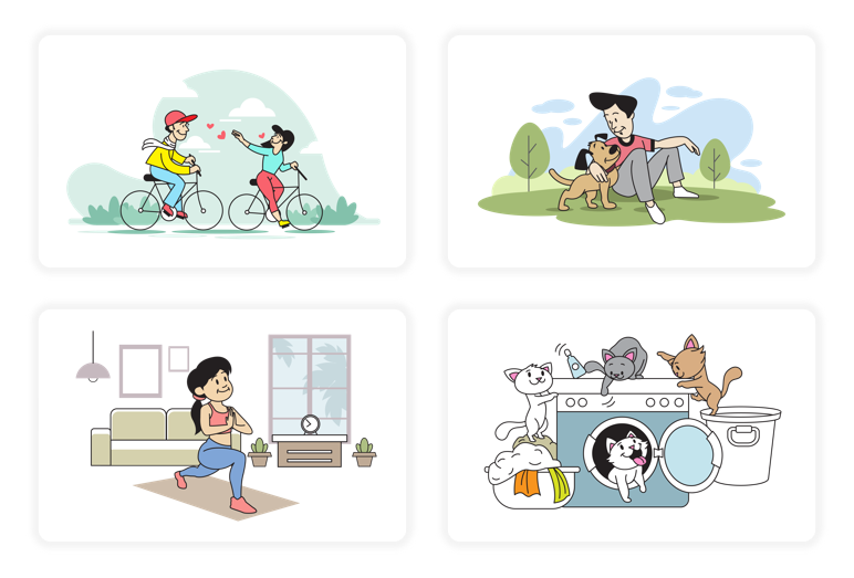 Scene Illustrations in DocHipo