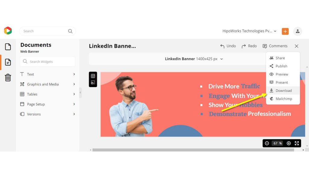 LinkedIn Banner Template